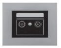 Телевизионная розетка оконечная (TV+R)